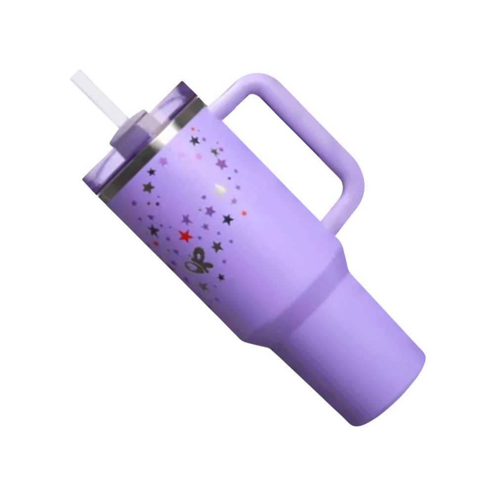 40oz Double-Layer Insulated Cup with Lid Straw Water Cup Stainless Steel Vacuum Insulated Mug for Cold Hot BeveragesT250220