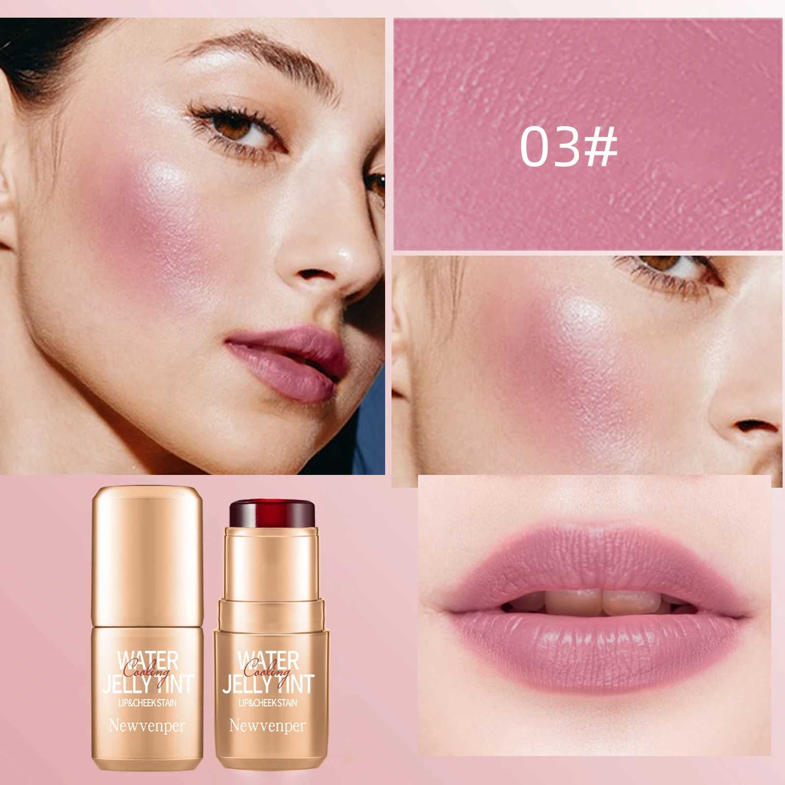 Newvenper Durable Waterproof Water Jelly Tint B Stick For Face and LipNon-stickyLong LastingMoisturizingNourishingW250220
