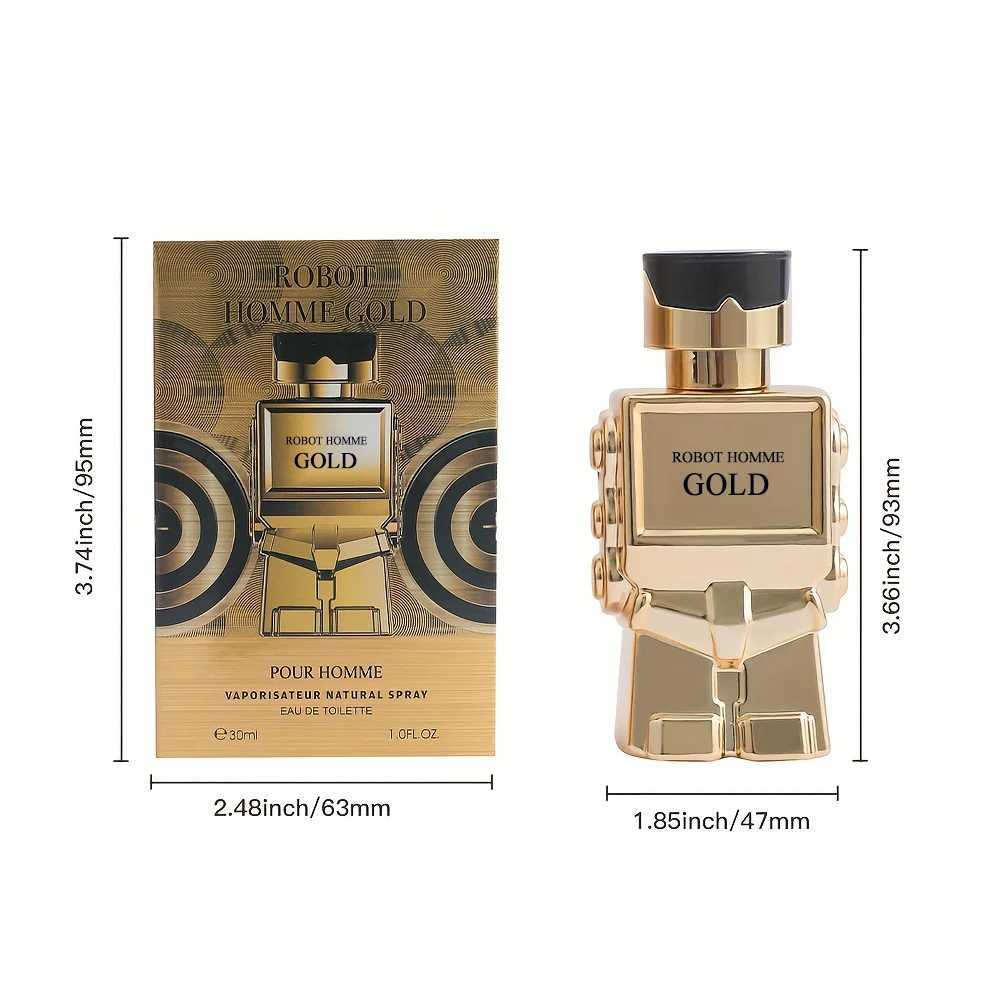 30ML 1.0FL.OZ Robot Perfume for Men Eau de Toilette Spray Spicy Woody Notes Fresh and Long Lasting Mens PerfumesXJ250220