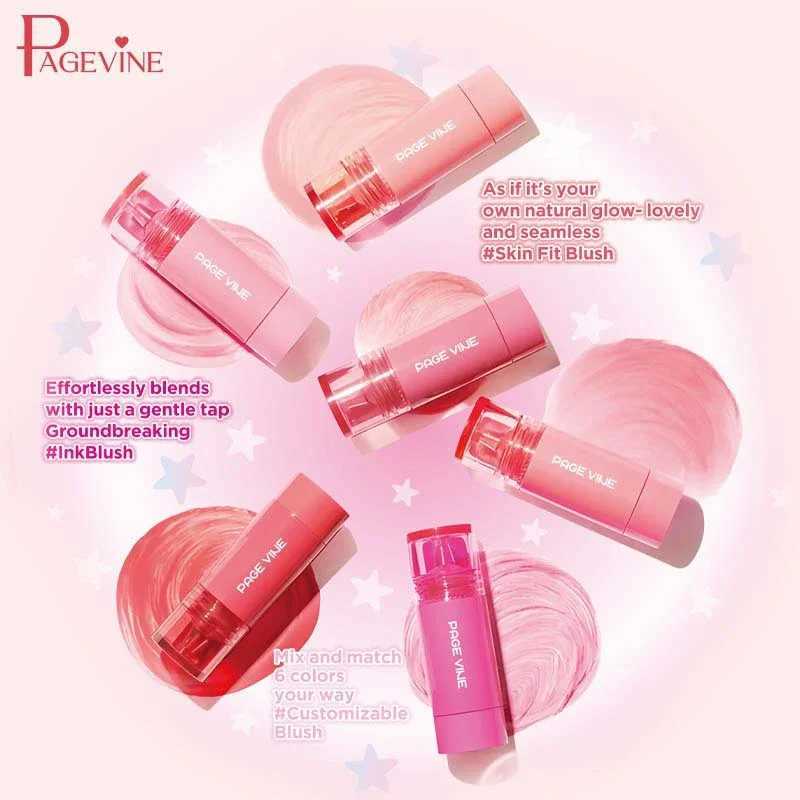 Push-type Liquid B Brighten Whiten Natural Rouge Moisturize Multifunctional Matte Lipstick Shadow Cheek Spot Coating BW250220