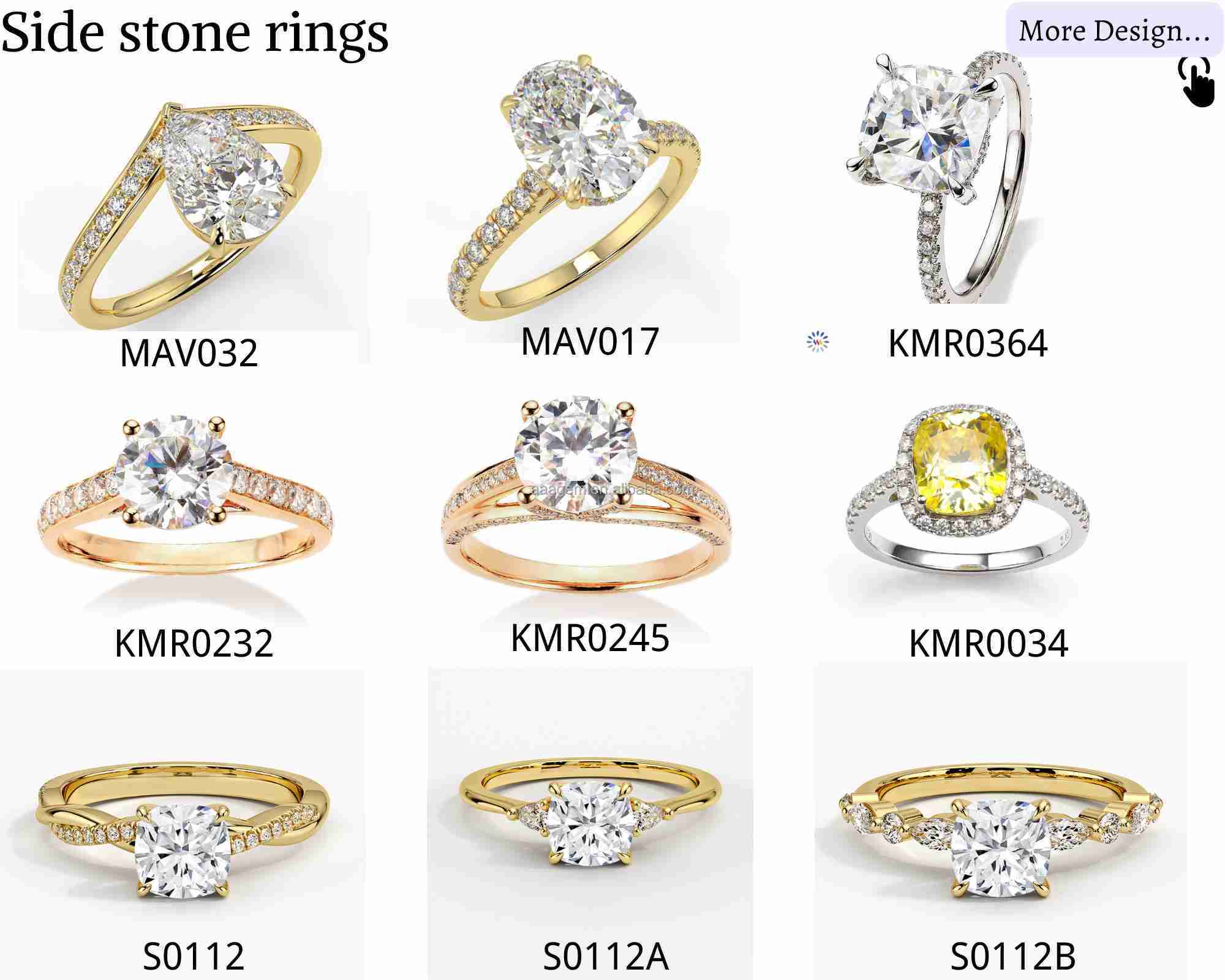 Radiant Cut Moissanite Diamond 14K Pt950 Ring Charming Ring Women Fashion Rings 18K