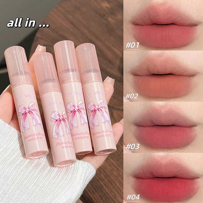 Women Makeup Set Butterfly B Lip Mud Necklace Matte Powder Milk Rubores Rouge Lipstick Gifts Girls Friends Surprise Make UpW250220