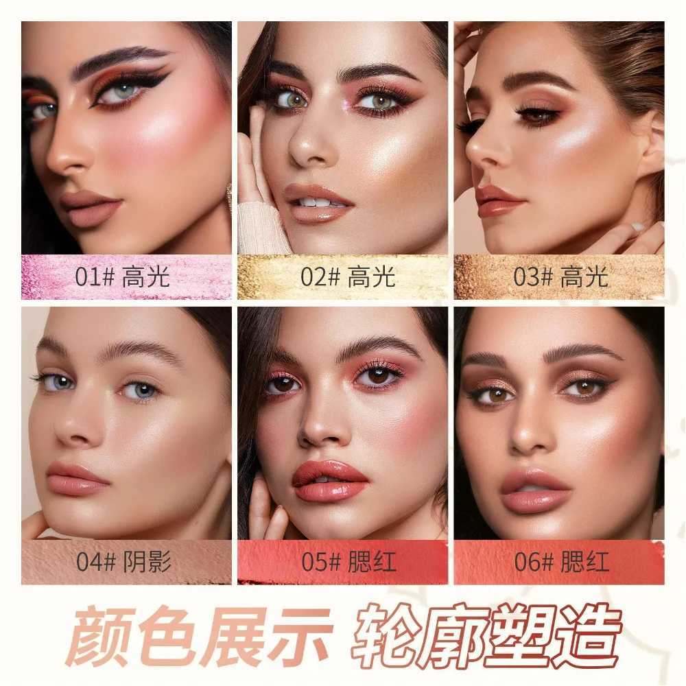 3 In 1 B Stick High Pigmented Soft Matte Face Pen Natural Long Lasting Highlighter Rouge Cream Makeup CosmeticsW250220