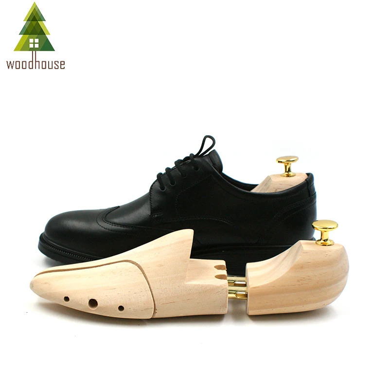 Mens and Womens Shoe Trees Twin Tube Adjustable Zealand Pine Wood Tree 250219