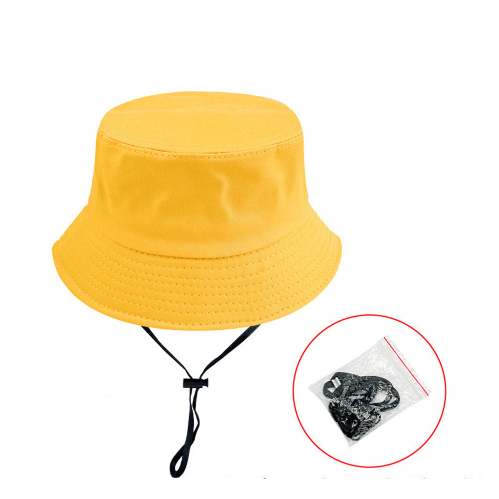 Ddmyshoesvip Fisherman Solid Color Light Plate Parent Child Pot Adjustable Pure Cotton Children S Hat For Boys And Girls