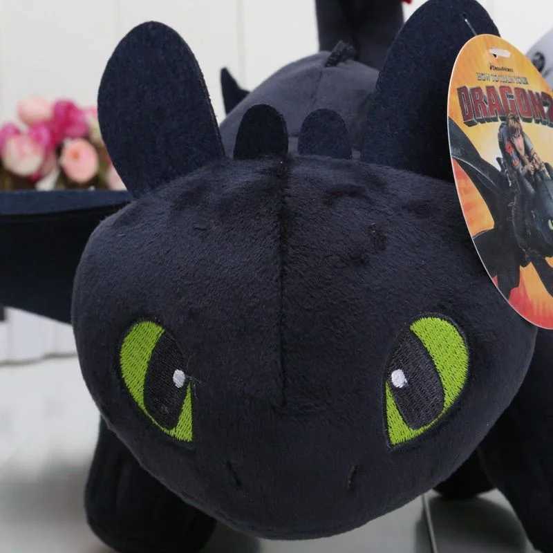 35cm Plush Dragon Toys Kawaii White Black Dinosaurs Animal Stuffed Plush Toys Plush Boys Girls Birthday GiftsT250219