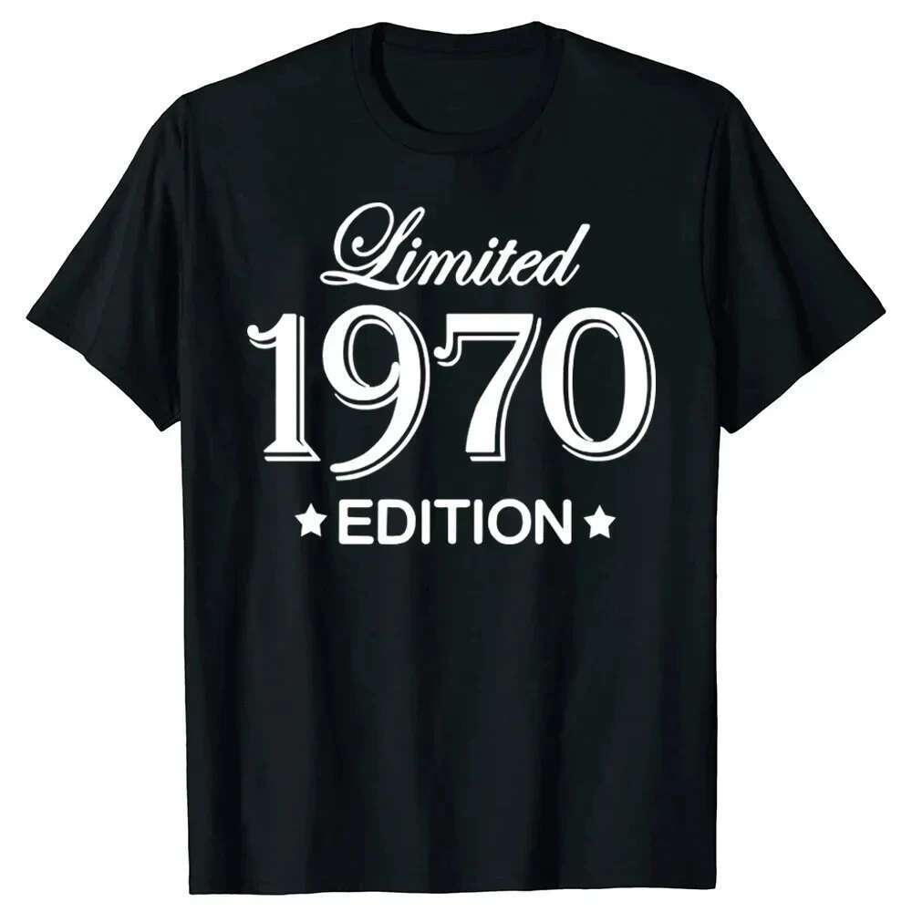 Birthday gift graphic short sleeves 54 years born in 1970 shirt 54th birthday summer retro T-shirt Vintage 1970 T-shirt 42853