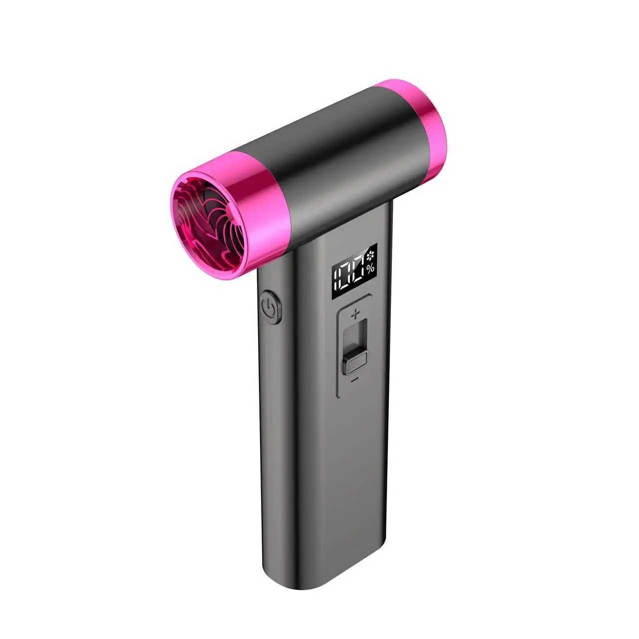 Portable Wireless Hair Dryer Multifunctional Air Duster Travel USB Rechargeable 0000RPM High Speed Blow Dryer Only Cold Wind W250220