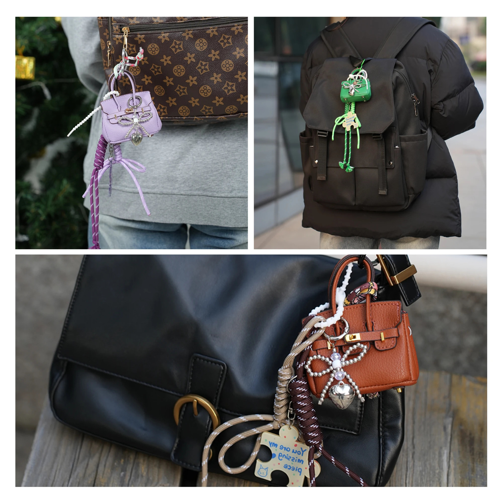 2025 Extremely Complicated Bag Pendants Versatile Bag Pendants Ba Jia Matching With Hanging Ropes Fashionable Key Pendants 250214