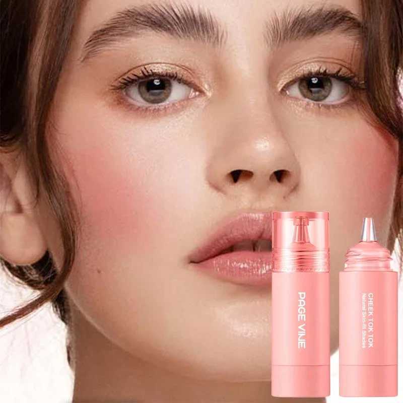 Push-type Liquid B Brighten Whiten Natural Rouge Moisturize Multifunctional Matte Lipstick Shadow Cheek Spot Coating BW250220