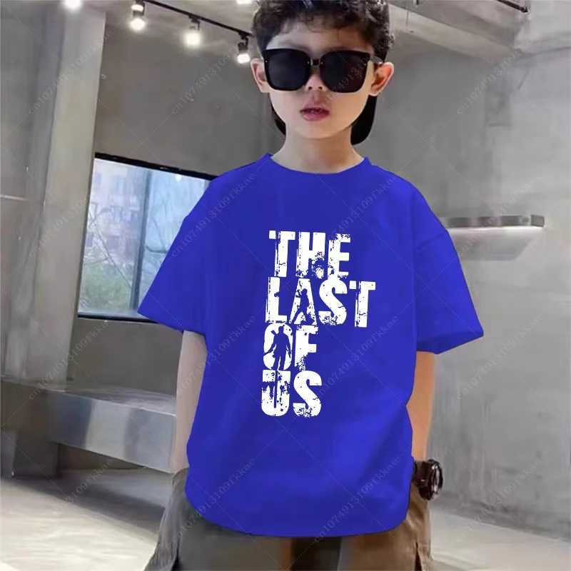 T-shirts The Last of Us T-Shirts Game Cotton Print Streetwear Children Casual Fashion Oversized Short Sleeve Shirt Kid Tee Tops Boys Teen H250220