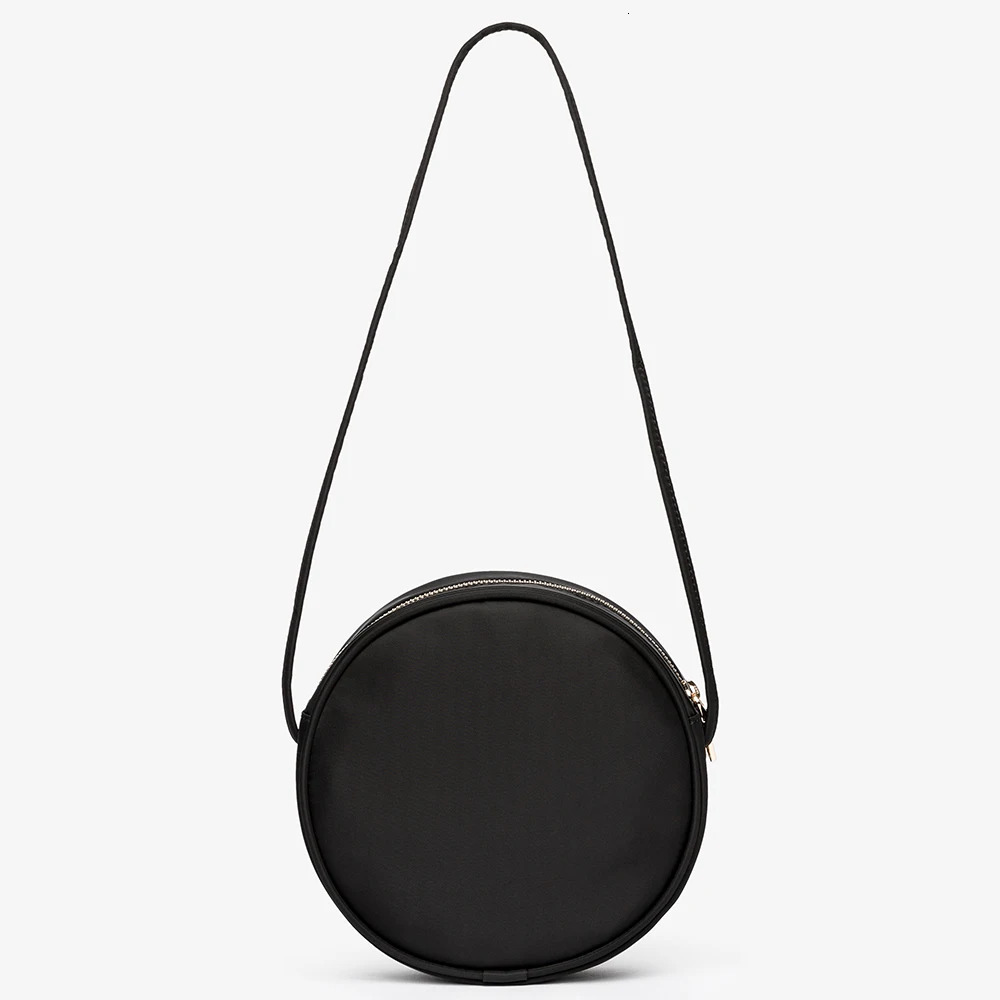 Oxford canvas small round bag casual wild shoulder bag shoulder art small fresh fairy bag 250218