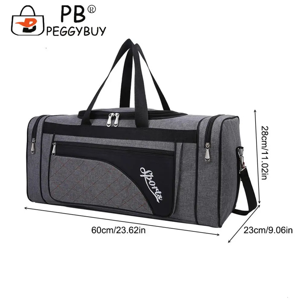 Oxford Dry Wet Separation Bags Waterproof Fitness Training Bag Multifunctional Wear-resistant Side Zippers for Outdoor Football 250214
