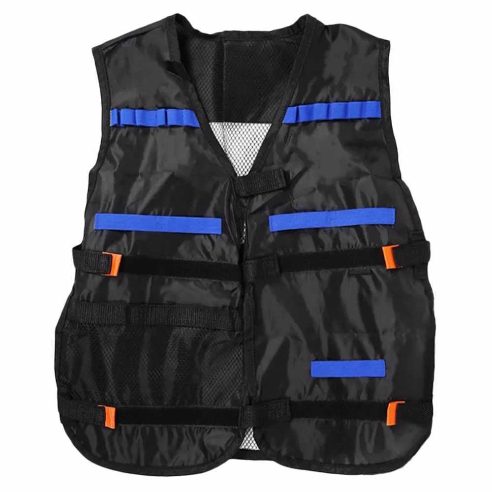 Children Black Camouflage Tactical Vest Kit Kids Tactics Vest Supply for Nerf N-Strike Elite/Mega/Rival/SeriesXJ250219