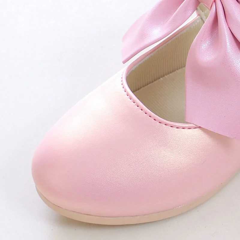 Girls Children Kids Pink White Leather Shoes For Flower Girls Wedding Latin Princess Shoes New 2021 8 10 12 Years old X250220