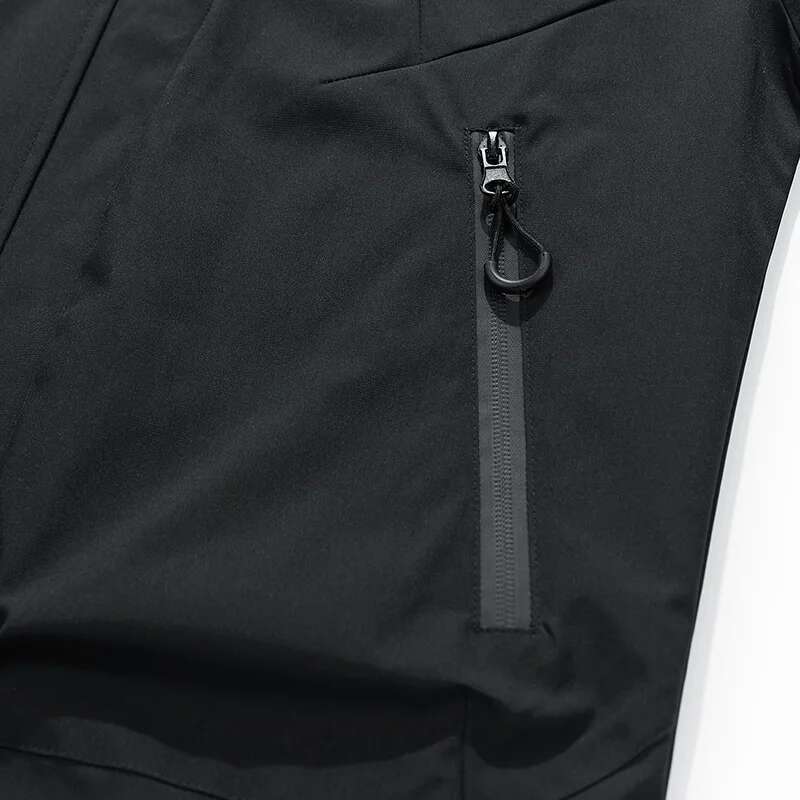 Men's hooded jacket windproof windbreaker oversized jacket 6XL 7XL 8XL plus size waterproof black bomber camping loose thin soft shell