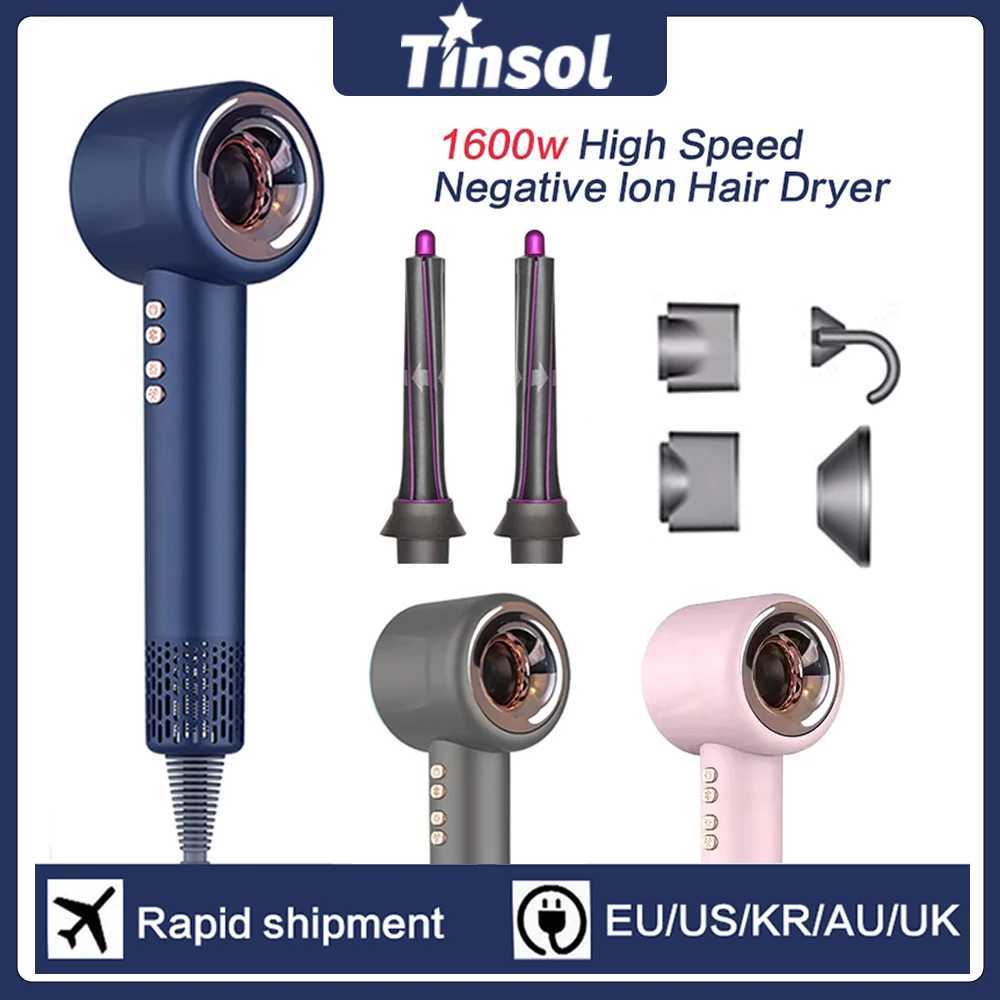 600w professional hair dryer 220v fast drying constant temperature hair care household leafless negative ion hair dryer W250220