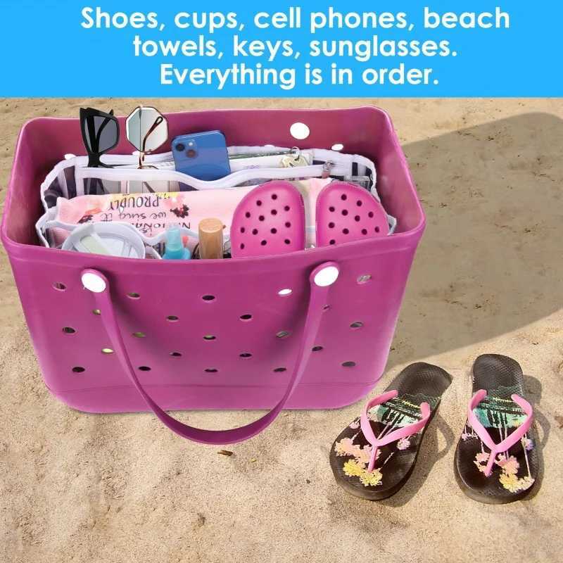 Clear Beach Bogg Bag Accessories XL Large Waterproof Storage Inner Bag Transparent Insert Divider Liner Sundries Organization Z250219