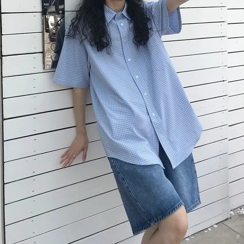 S-4XL Shorts Women Retro High Waist Zipper Arrival Loose Denim Short All-match Knee-length Trousers Teens Ulzzang Leisure 250219