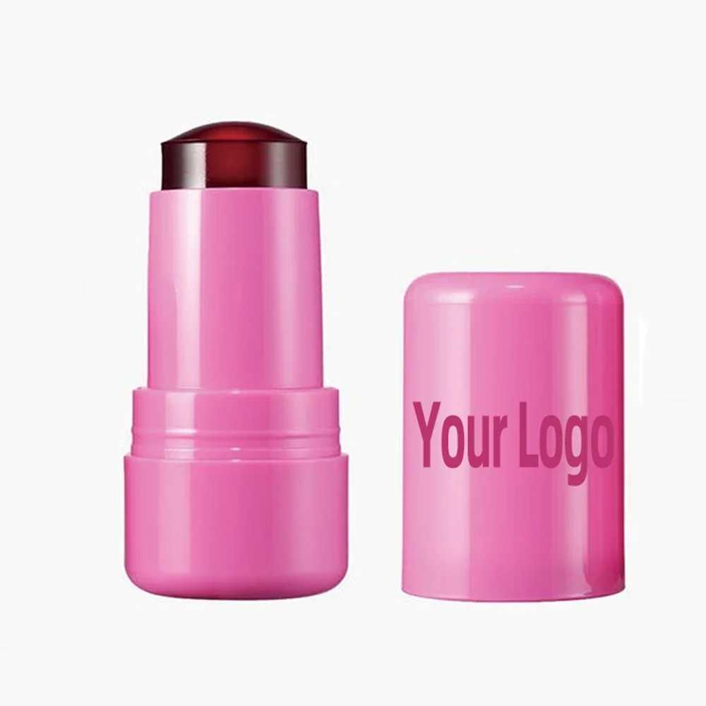 Private Label 3-in-1 Milk Jelly Tint B Custom Facial Ber Stick Lipstick Matte Face Contour Rouge Makeup WholesaleW250220