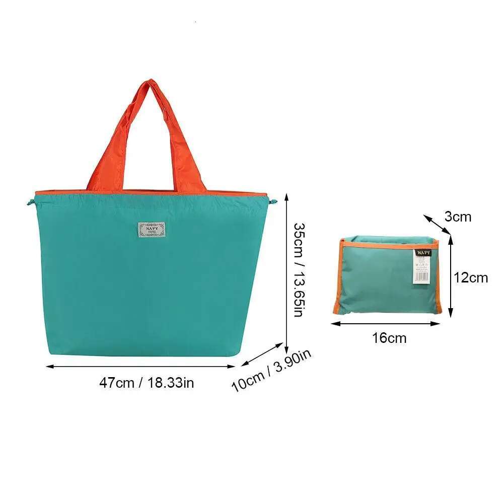 Environmentally Friendly Shopping Home Foldable One Shoulder Carrying Supermarket Grocery Bag swissmilitary