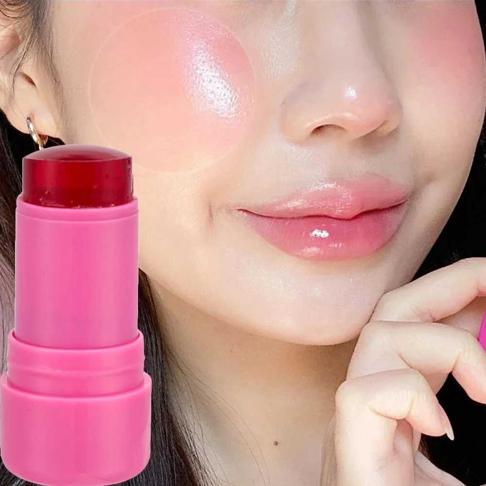 Moisturized Jelly B Stick Dual-use Rouge for Lips Cheeks Ber Matte Translucent Brighten 3in1 Tint B Stick New MakeupW250220