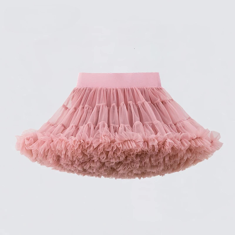 Lush Small Baby Girls Tutu Skirt for Kids Children Puffy Tulle Skirts for Girl born Party Princess Girl Clothes 1-15 Yrs B062 250220