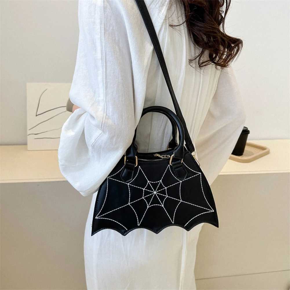 2024 Halloween Novelty Women Crossbody Bag Creative Bat Wing Top-handle Bags Fashion Ladies PU Leather Small Handbags Y250218