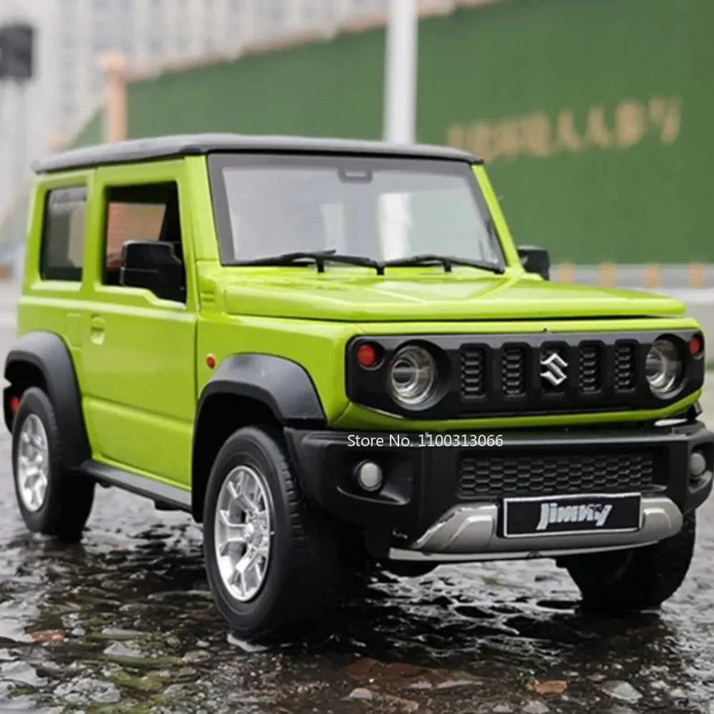 1 18 SUZUKI Jimny Alloy Diecast Car Models Off-Road Vehicles Toy with Sound and Light Car Model Simulation Collection Kids GiftsXJ250220