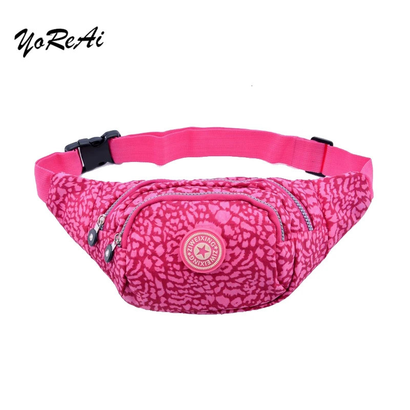 Printed Running Waist Belt Bag Belly Pouch Woman Jogging Pack Feni Hiking Fanny Murse Chest Lady Bumbag Shoulder Bags 250219