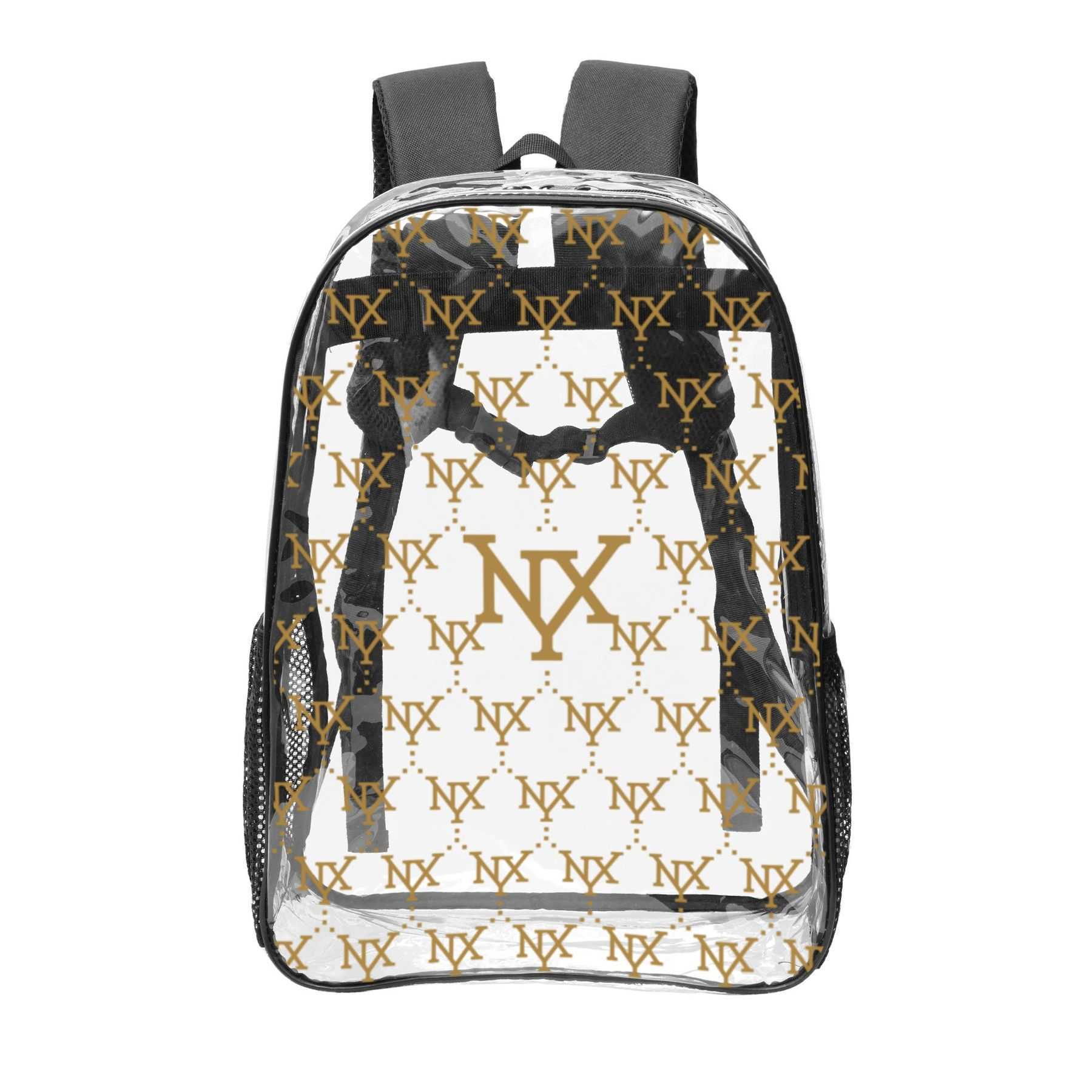 NXY Pvc Backpack Designers Back Pack Mens Bags Casual Lightweight Travel Backpacks Women Print Street Bookbag Bagpack 250220