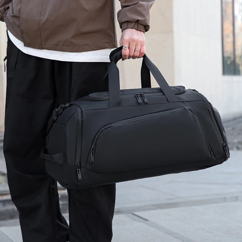 Travel backpack for men duffle bag business travel bag waterproof hand carry multi-functional luggage bag 250214