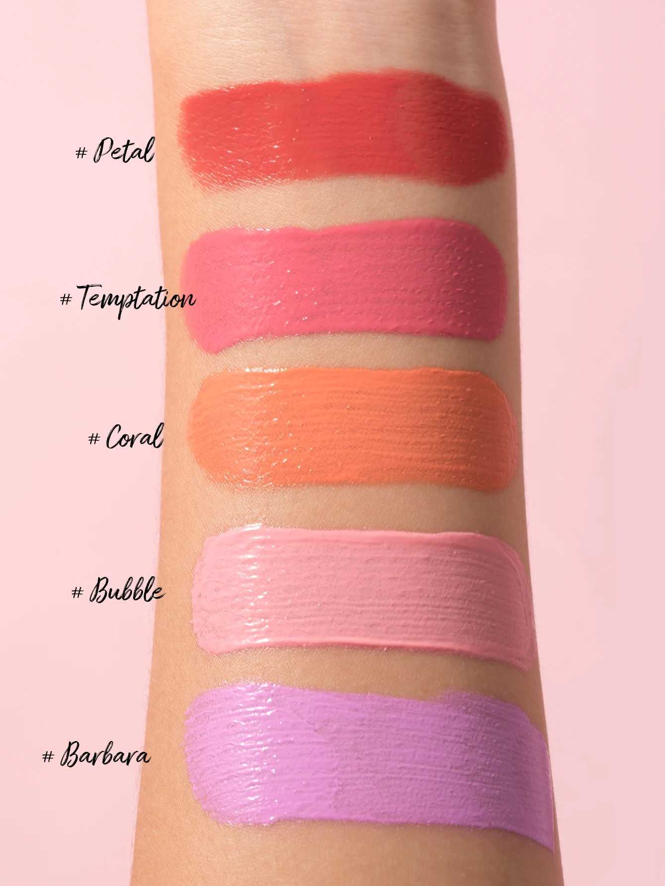 3-in-1 high pigment liquid B long-lasting skin tone facial contour easy to apply multifunctional makeup lip Christmas giftW250220