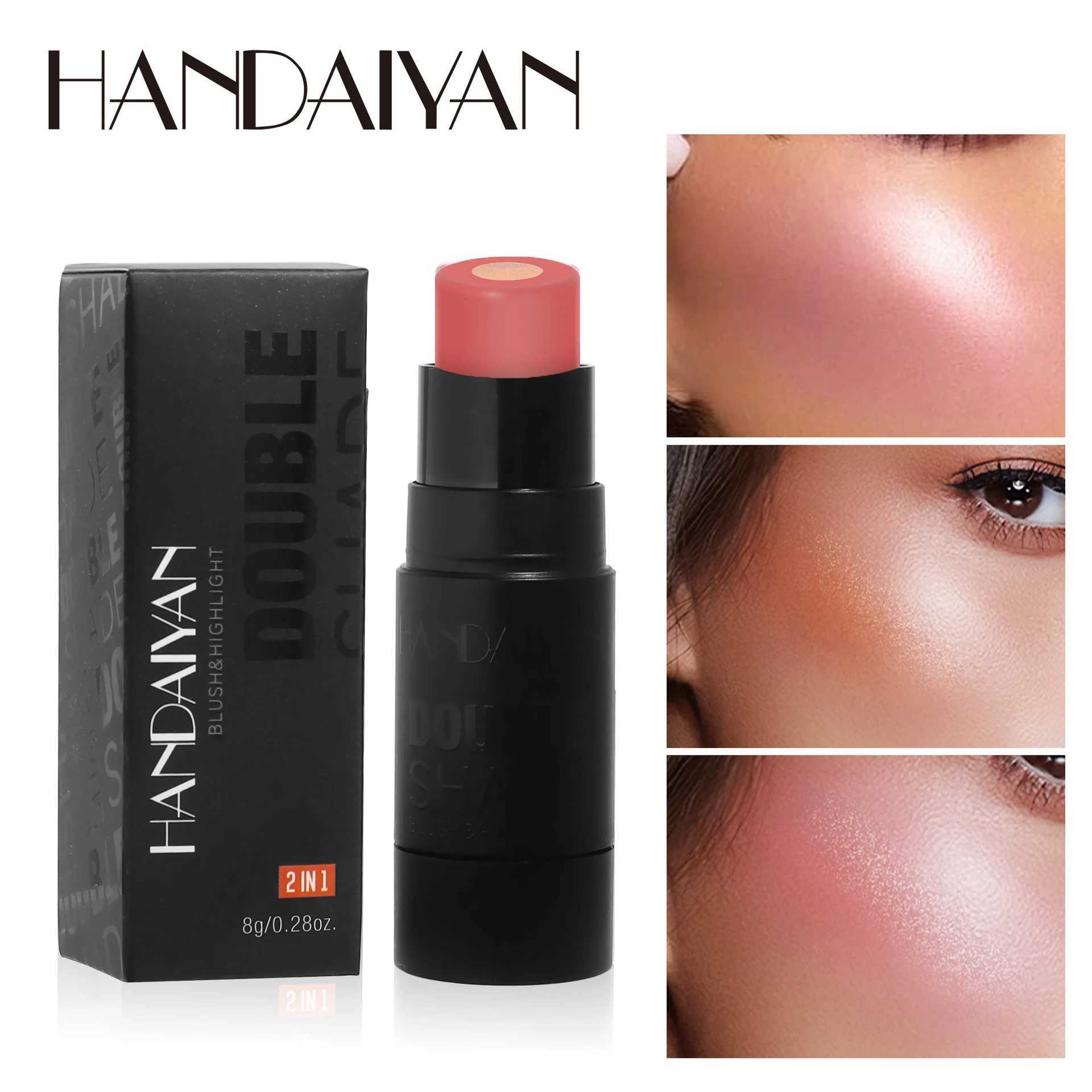 B Highlighting Stick 2 in 1 Face Brightening Ber Stick Rouge Face B Stick Cream Moisturize Face Illuminator MakeupW250220