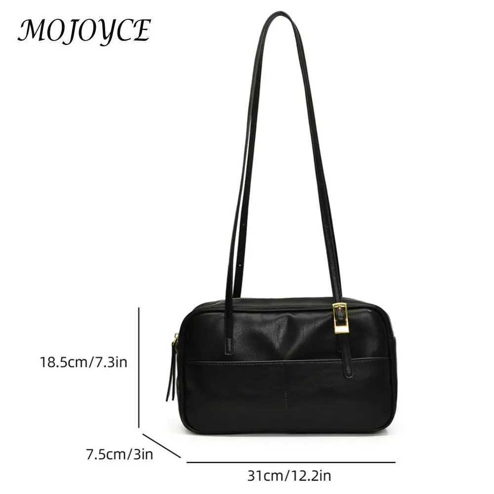 Fashionable Boston womens adjustable shoulder strap handbag made of PU leather perfect for work and travel Y250218