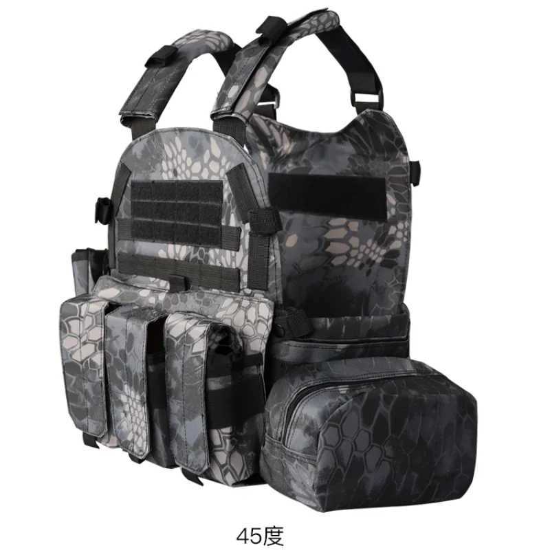 Childrens Camouflage Tactical Vest Multi-functional Breathable Outdoor EquipmentXJ250219