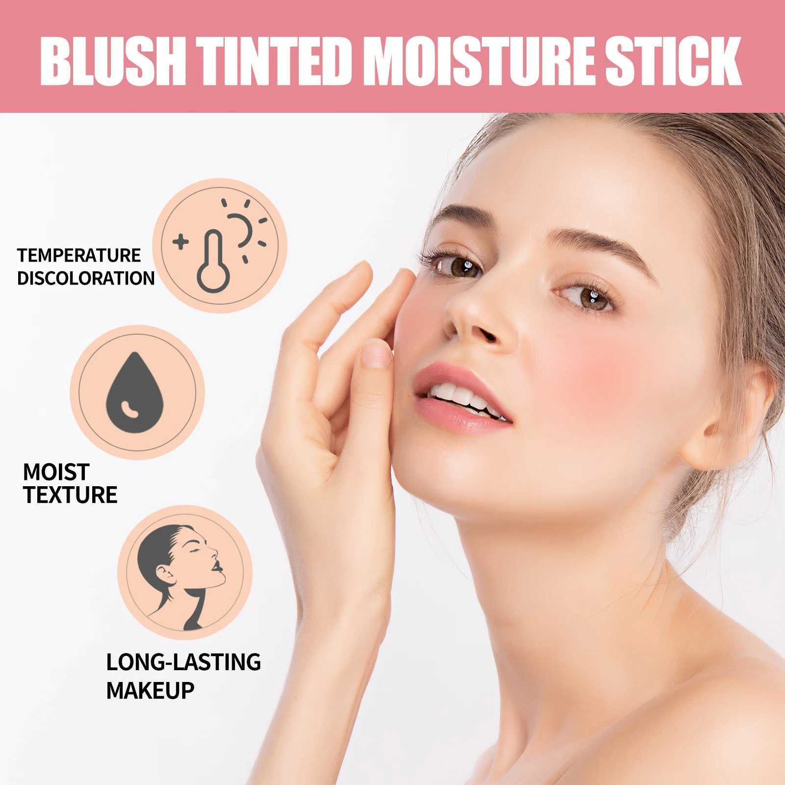 EELHOE Multi-function B Stick Cream Cheek Tint Natural Face Makeup Nude Berry Rare Beauty Long Lasting B Stick ContourW250220