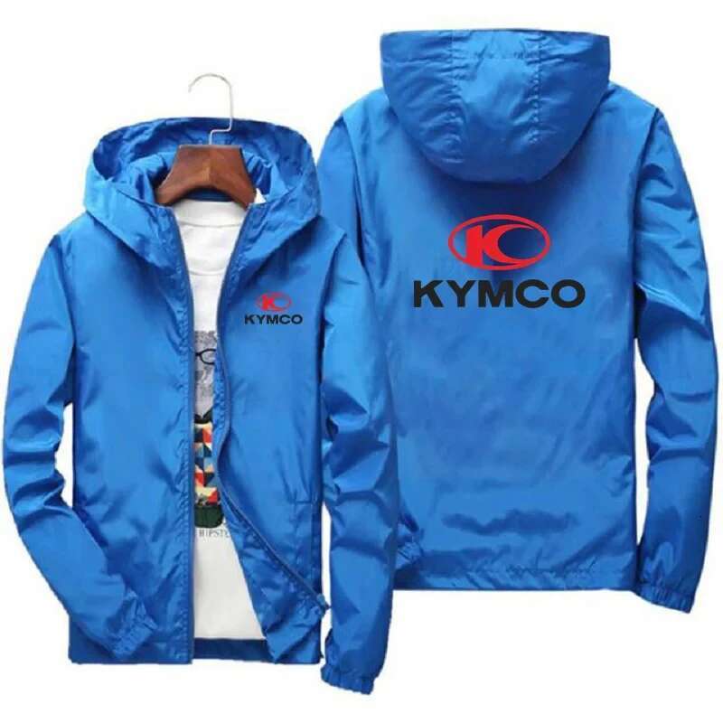 KYMCO - Men's Black Zipper Jacket, Baseball, Autumn, Winter, Fashion, Store, New Products, Autumn, 2024