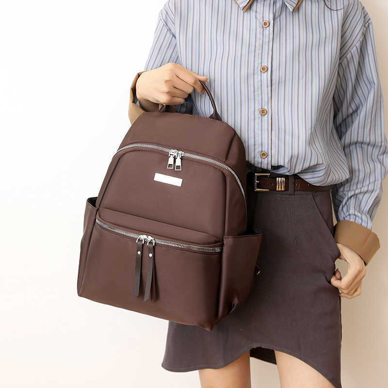 Shoulder Bag New Oxford Cloth Commuter Womens Backpack Large Capacity Travel Bag Leisure Shoulder Bag