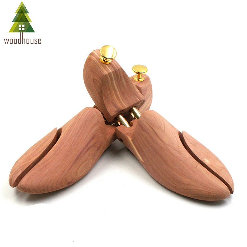 Mens and Womens Twin Tube Adjustable Red Cedar Shoe Tree Wood 250219