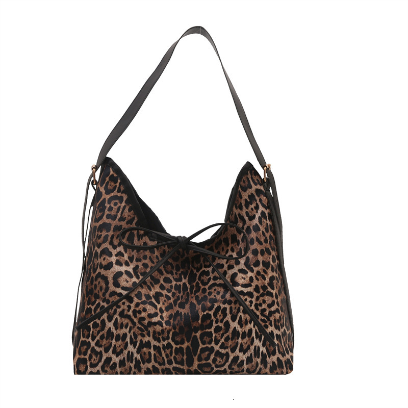 Ballet leopard print shoulder for women 2025 new style student class crossbody bag, large capacity tote shopping bag #swissmilitary