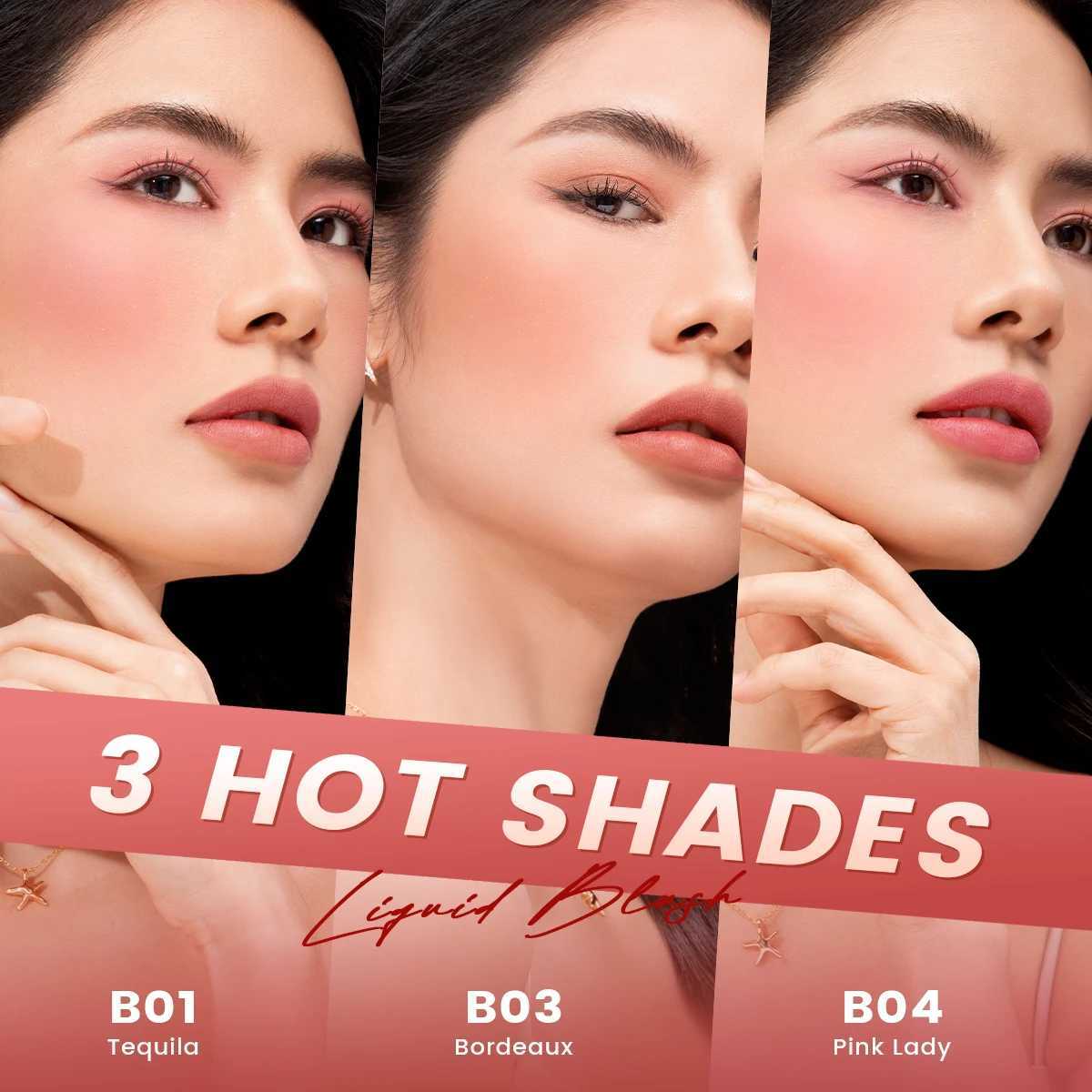 FOCLARURE Multi functional liquid facial care contour long-lasting matte natural cheek liquid B cream womens makeup cosmeticsW250220