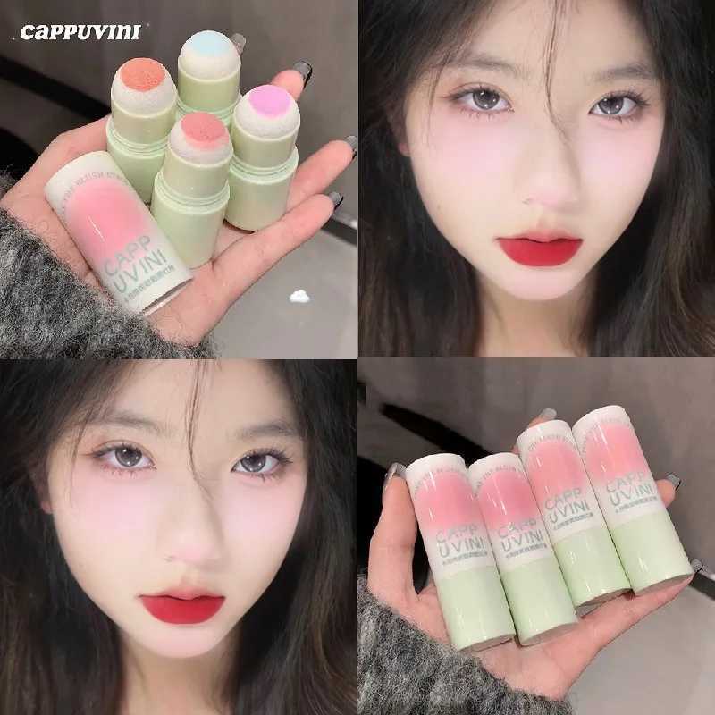 Cream Taro Pink B Stick Cute Rouge Face Orange Blue Purple Ber Matte Low-saturation Makeup Cheek Stick Lasting CosmeticsW250220