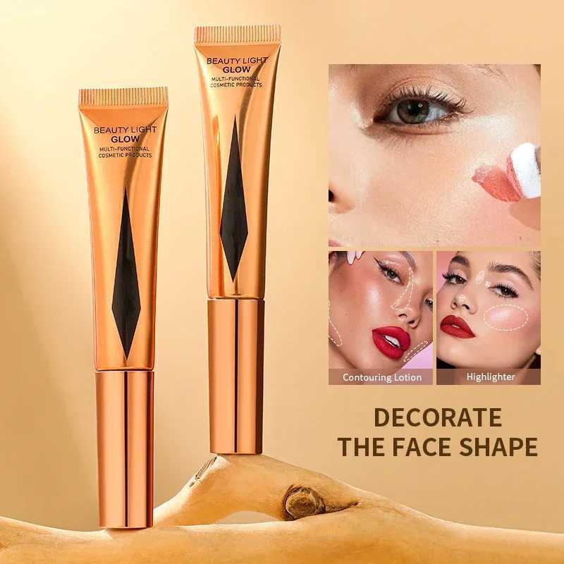 New Cream Bronzer Contour Ber Beauty Wand Highlighter B With Cushion Liquid Face Bronzer Wand Stick Applicator MakeupW250220