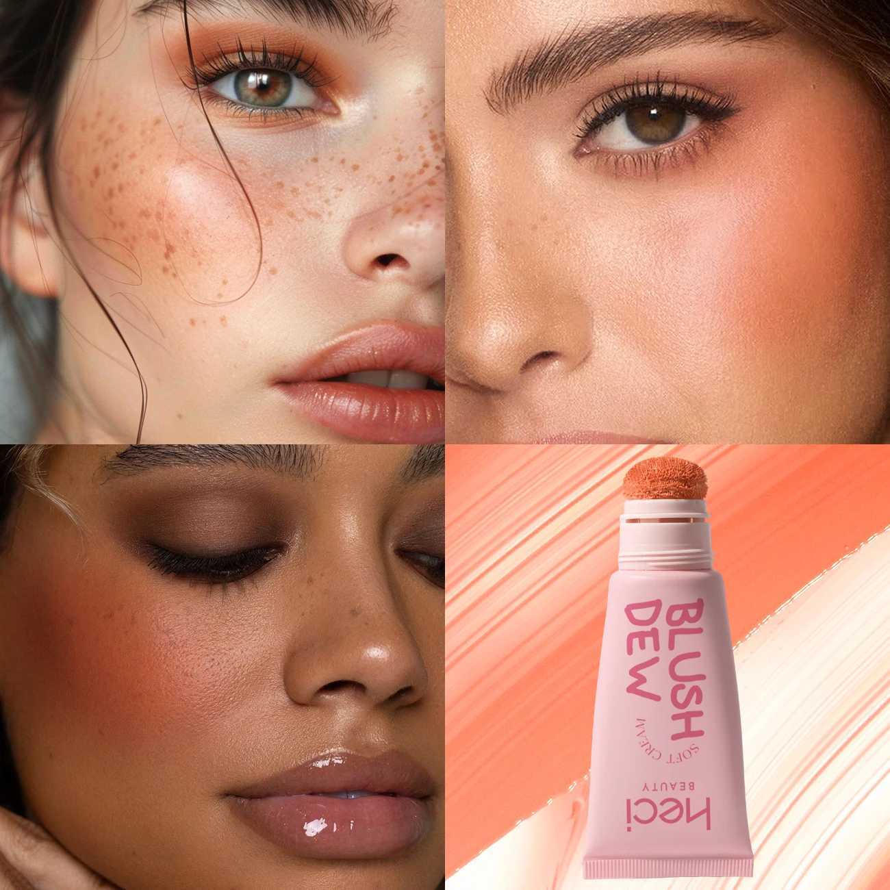 3-in-1 high pigment liquid B long-lasting skin tone facial contour easy to apply multifunctional makeup lip Christmas giftW250220
