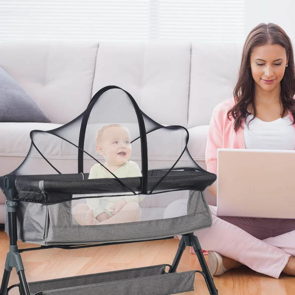 Baby mosquito net tent breathable folding mosquito net Bassinet mosquito net cover travel crib/gaming pen 250219
