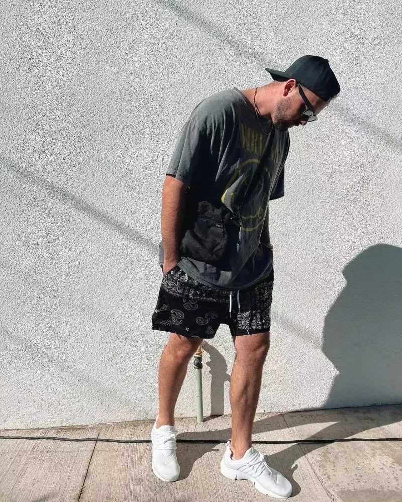 Mens Clothing Trend Swim Casual Sports Shorts Gym Fitness Quick Dry Mesh Beach Basketball Jogger Short Pants Sweatpants Bottoms X250220