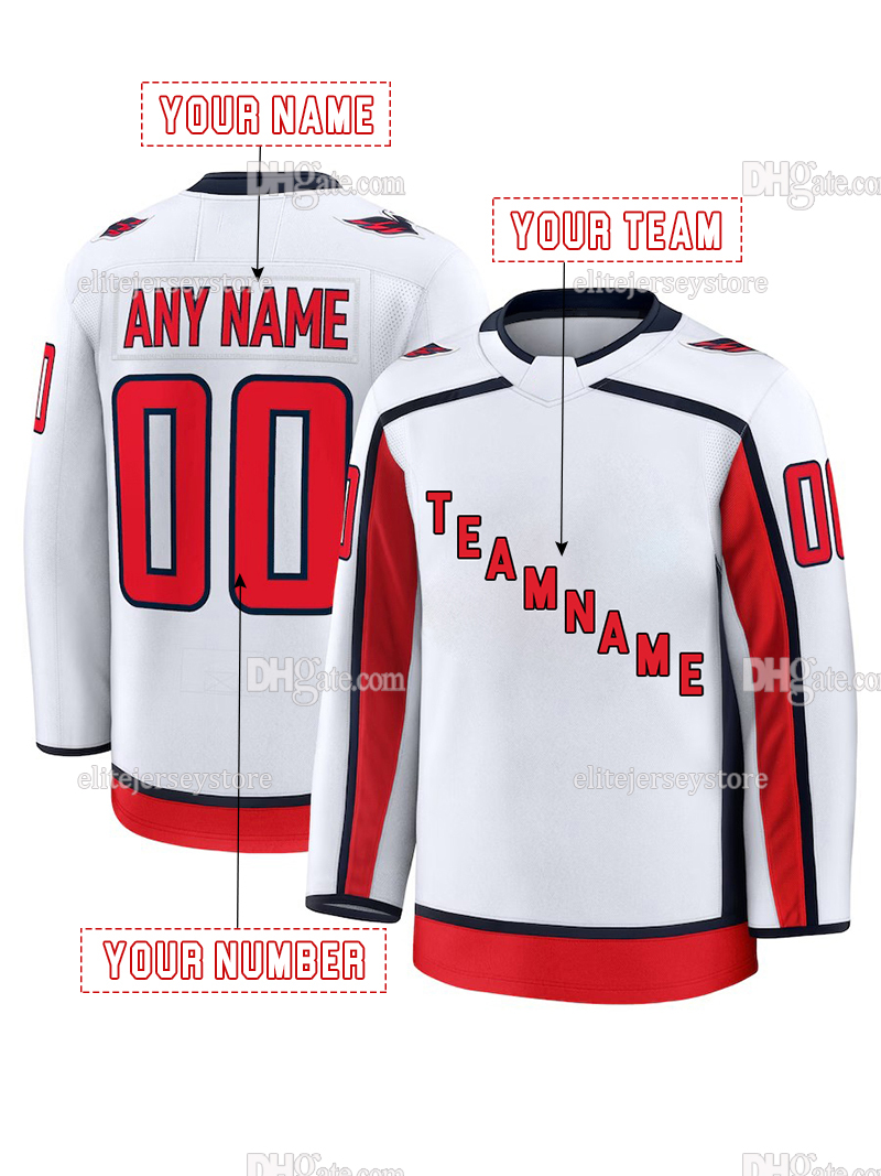 Personalized Custom YOUTH Alex Ovechkin 2025-26 Third Jersey Nicklas Backstrom Strome McMichael Pierre-Luc Dubois Tom Wilson John Carlson Jakob Chychr