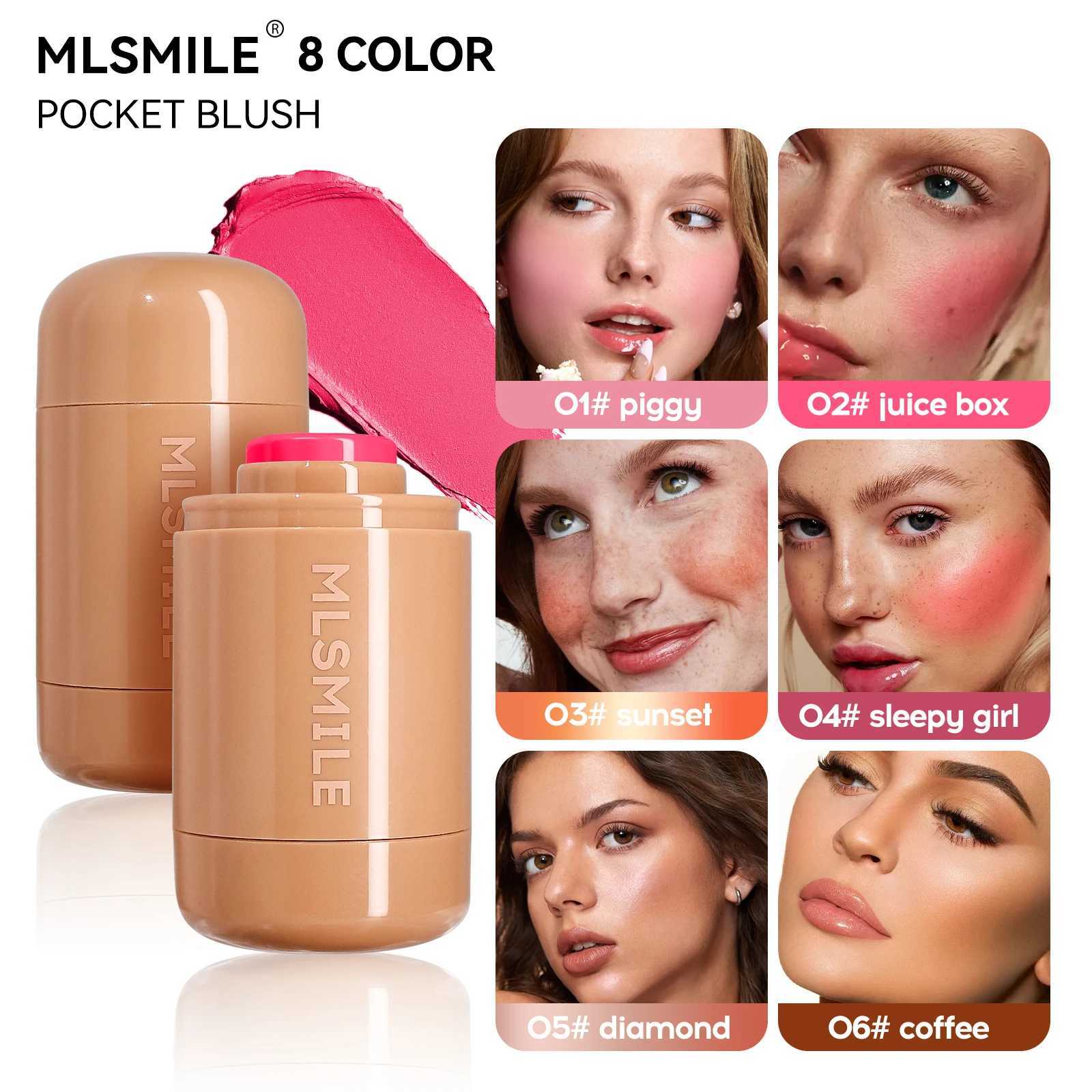 MLSMILE Multi-purpose b stick. For lips and cheeks. Vegan and non-irritating. Moisturizer and Lip GlossW250220
