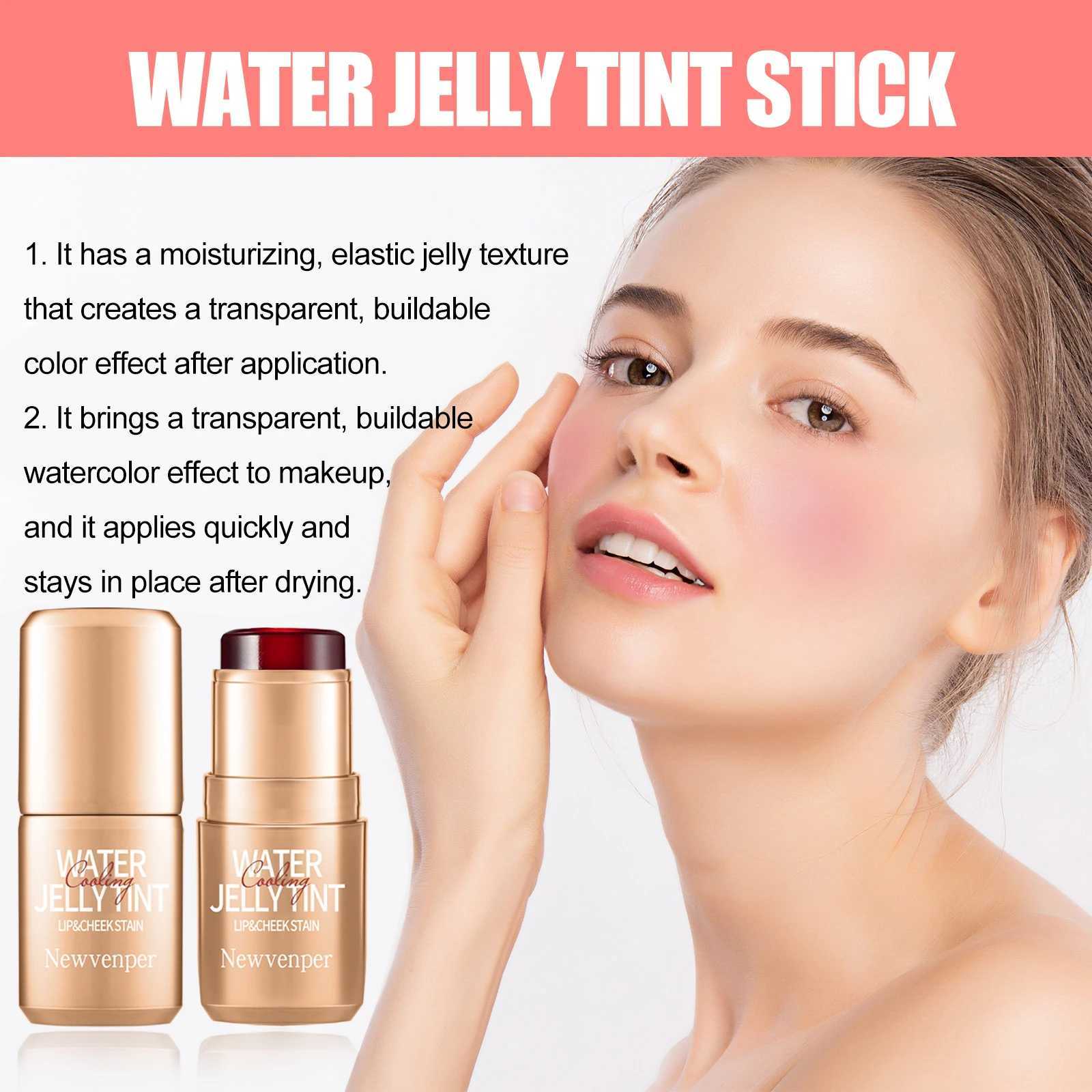 Newvenper Durable Waterproof Water Jelly Tint B Stick For Face and LipNon-stickyLong LastingMoisturizingNourishingW250220